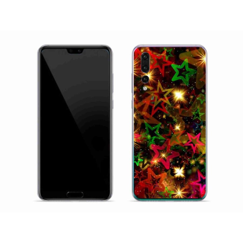 Gél borítás mmCase a Huawei P20 Pro készülékhez - színes csillagok