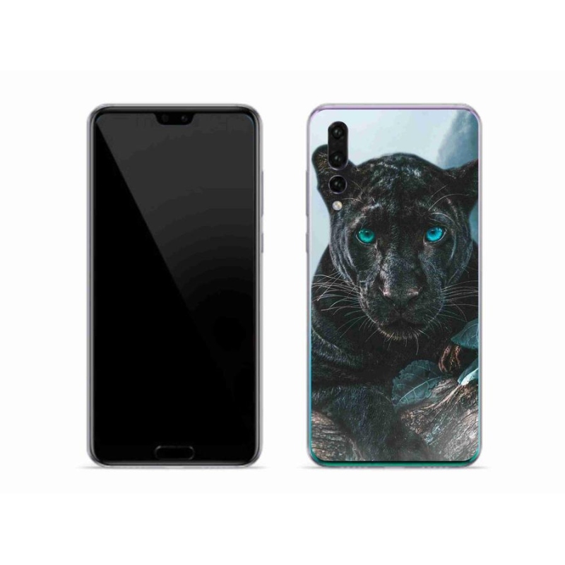 Gél borítás mmCase a Huawei P20 Pro készülékhez - fekete párduc