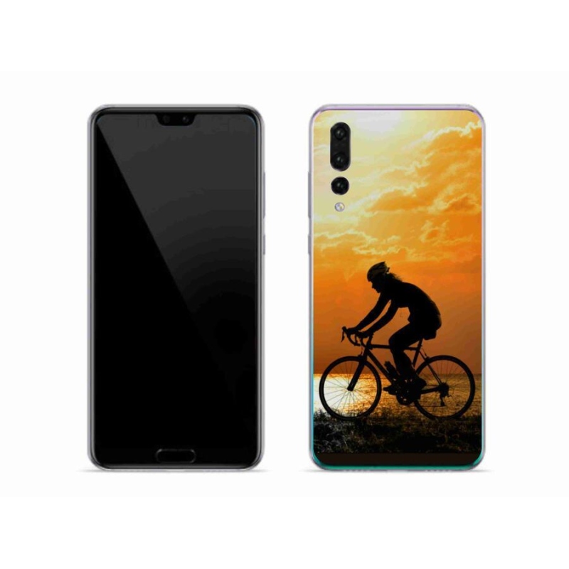 Gél borítás mmCase a Huawei P20 Pro számára - kerékpározás