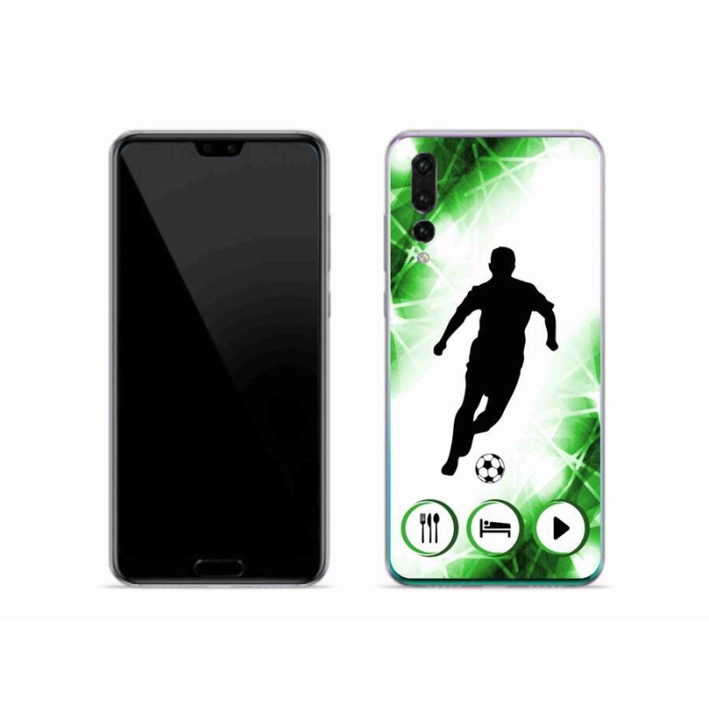 Gél borítás mmCase a Huawei P20 Pro számára - focista
