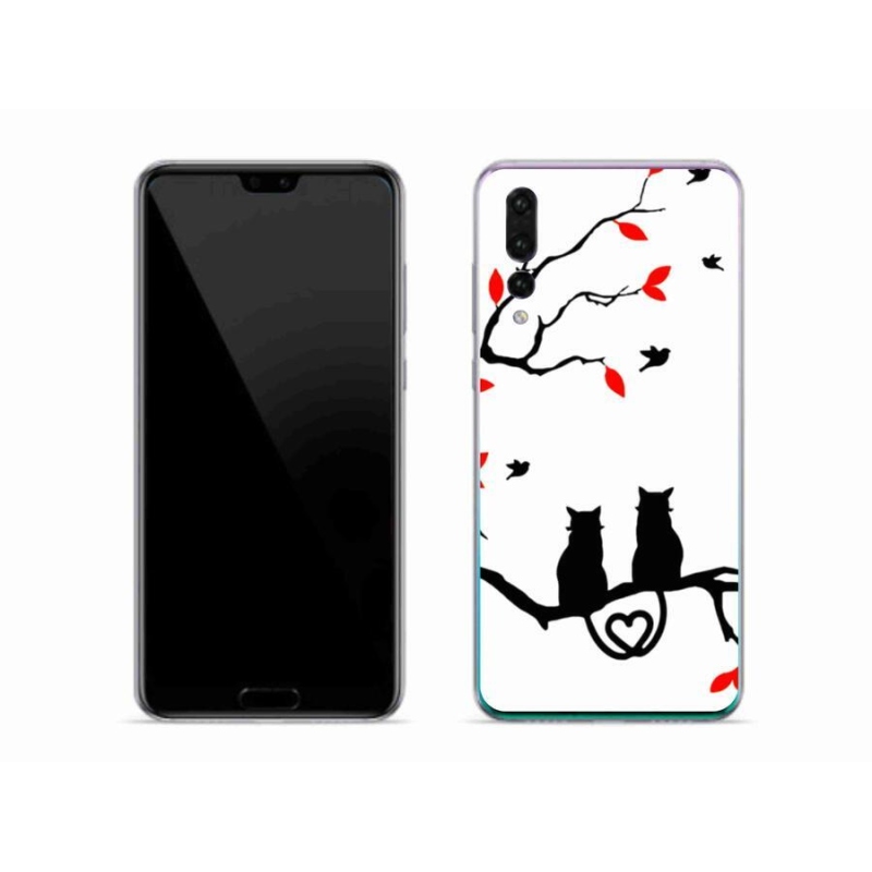 Gél borítás mmCase a Huawei P20 Pro készülékhez - macska szeretet