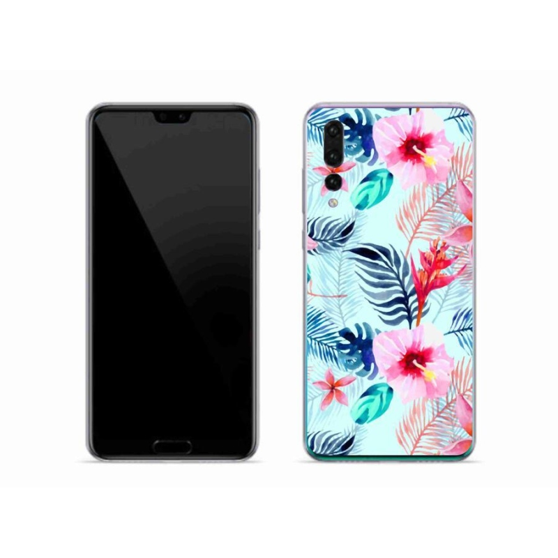 Gél borítás mmCase a Huawei P20 Pro készülékhez - virágok