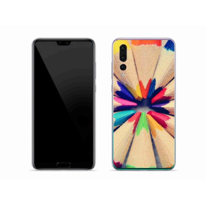 Gél borítás mmCase a Huawei P20 Pro készülékhez - zsírkréták
