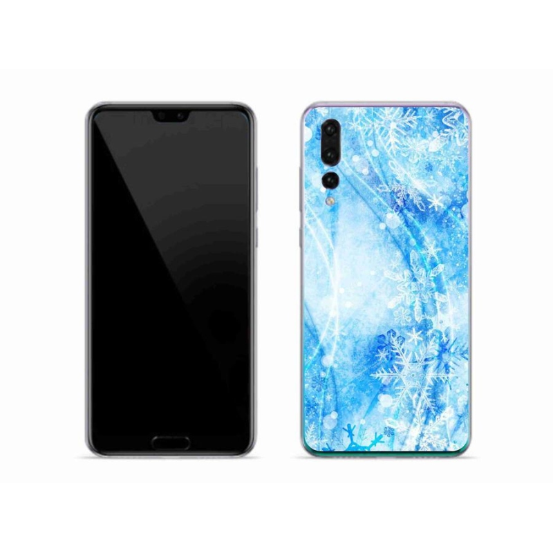 Gél borítás mmCase a Huawei P20 Pro készülékhez - hópelyhek