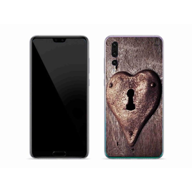 Zselés borítás mmCase a Huawei P20 Pro készülékhez - szív alakú zár
