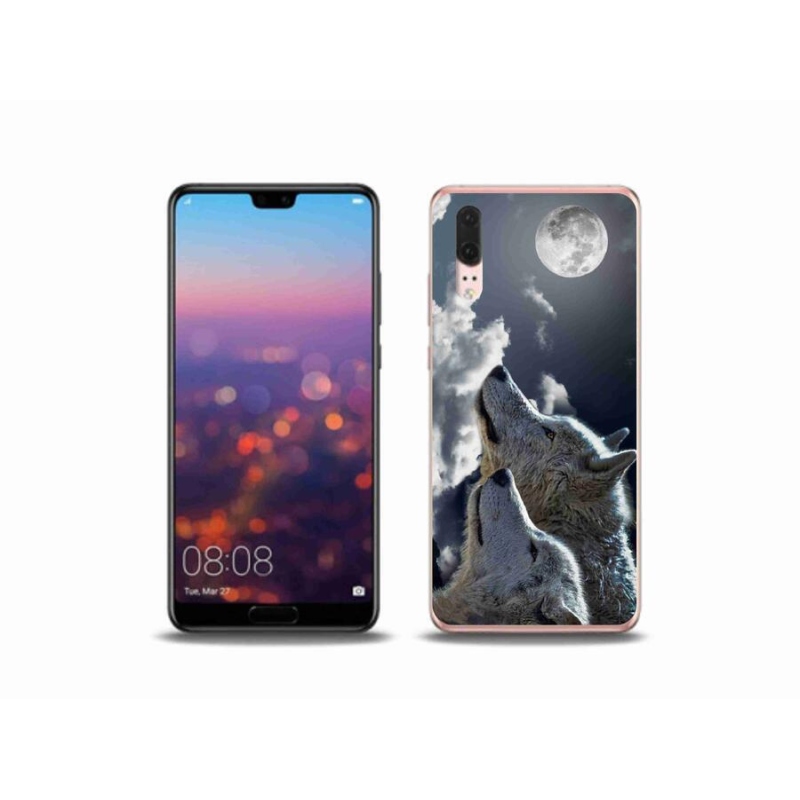 Gél borítás mmCase a Huawei P20 készülékhez - farkasok