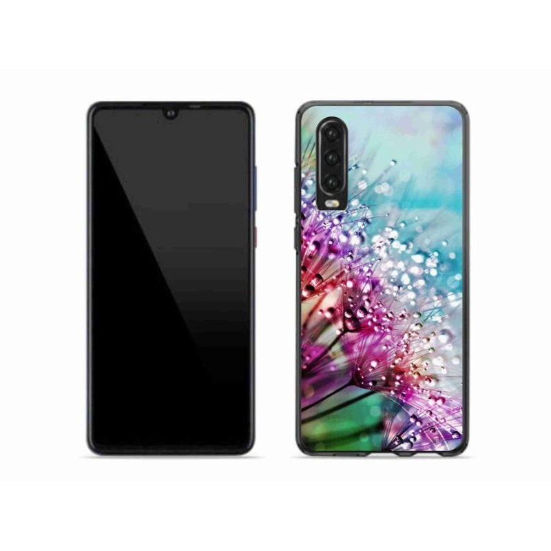 Gél borító mmCase mobiltelefonhoz Huawei P30 - színes virágok