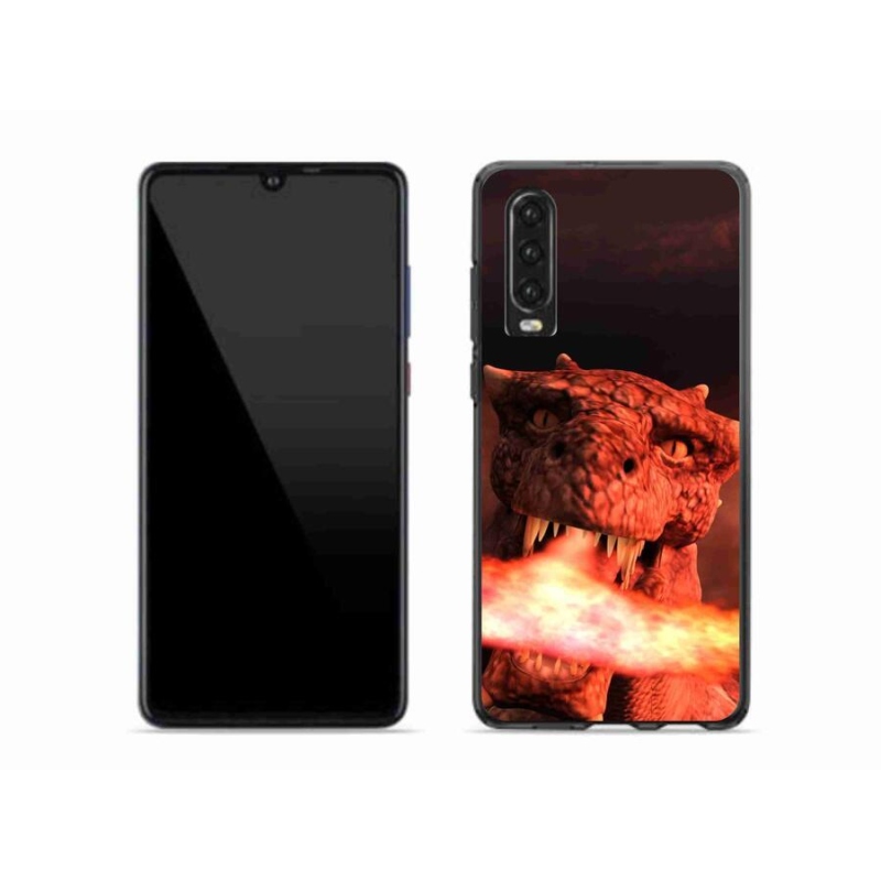Gél borítás mmCase mobil Huawei P30 - sárkány