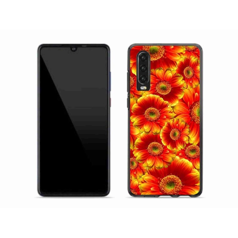 Gél borító mmCase mobil Huawei P30 - gerbera 1