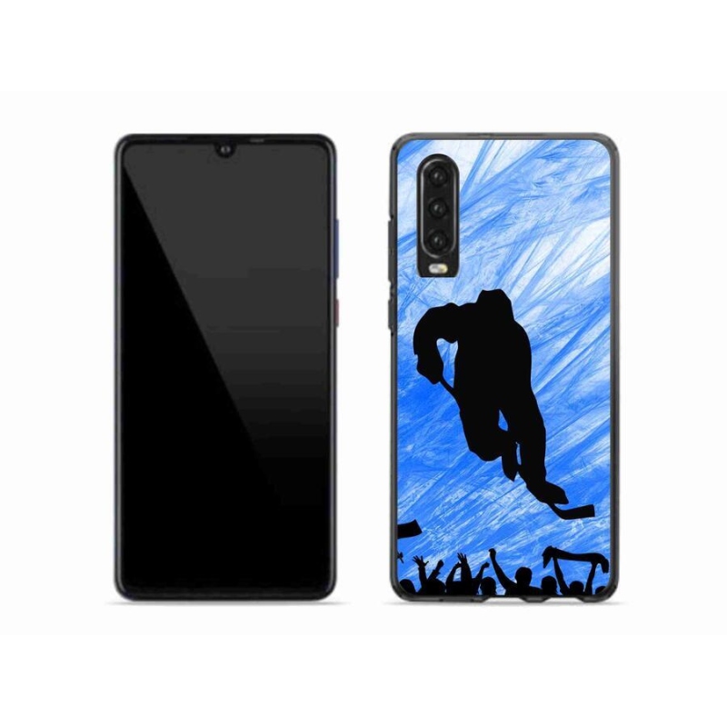 Gél borítás mmCase mobil Huawei P30 - hokis játékoshoz