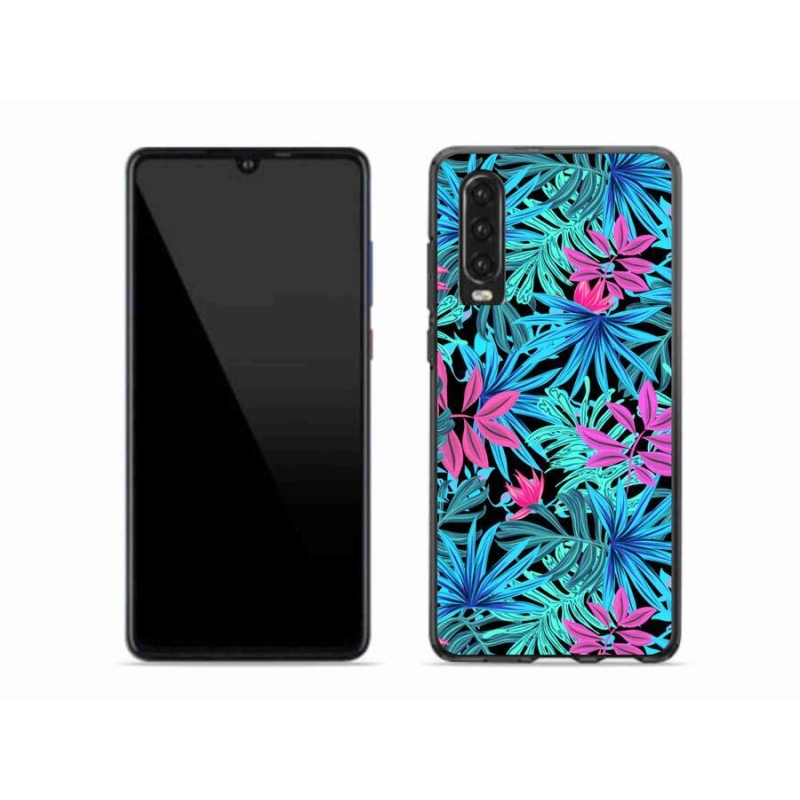 Gél borító mmCase a mobil Huawei P30 - virágok 3