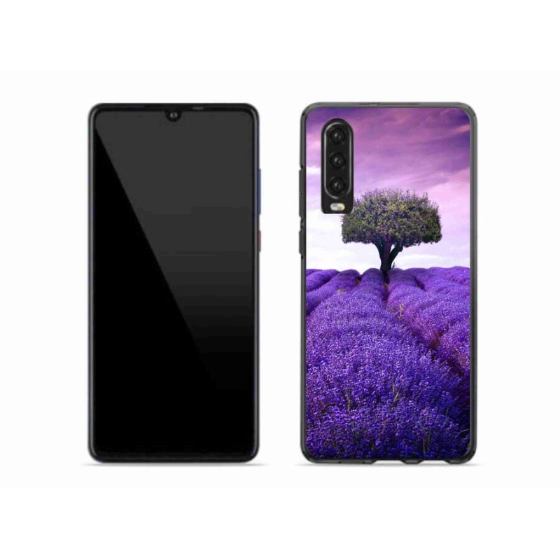 Gél borító mmCase a Huawei P30 készülékhez - levendula rét