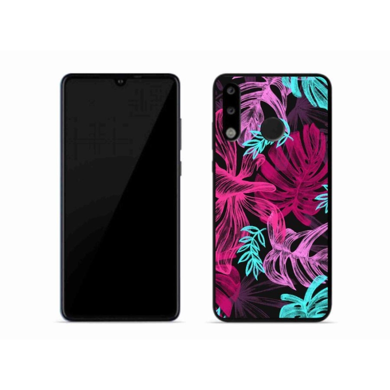 Gél borító mmCase a mobil Huawei P30 Lite - virágok 1