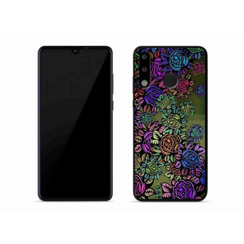 Gél borító mmCase a mobil Huawei P30 Lite - virágok 6