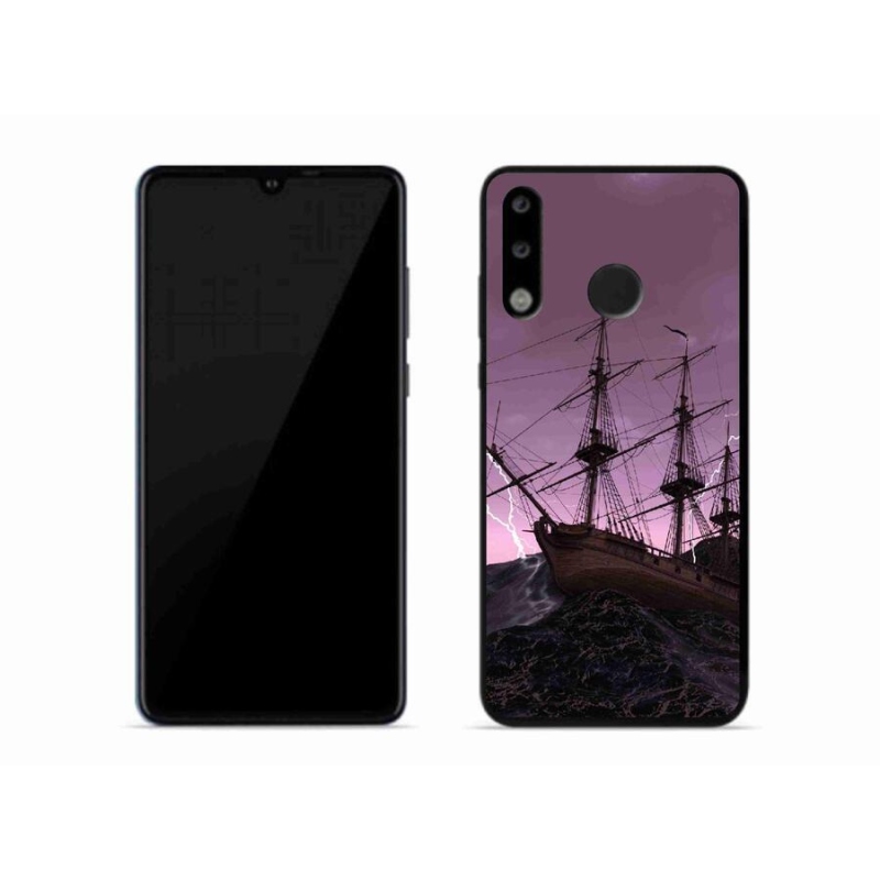 Zselés borítás mmCase a Huawei P30 Lite számára - hajó a viharban