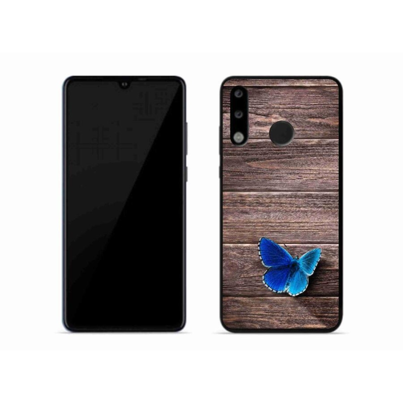 Zselés borítás mmCase a Huawei P30 Lite készülékhez - kék pillangó 1