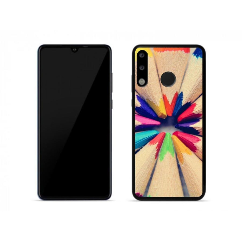 Gél borító mmCase a Huawei P30 Lite készülékhez - zsírkréták
