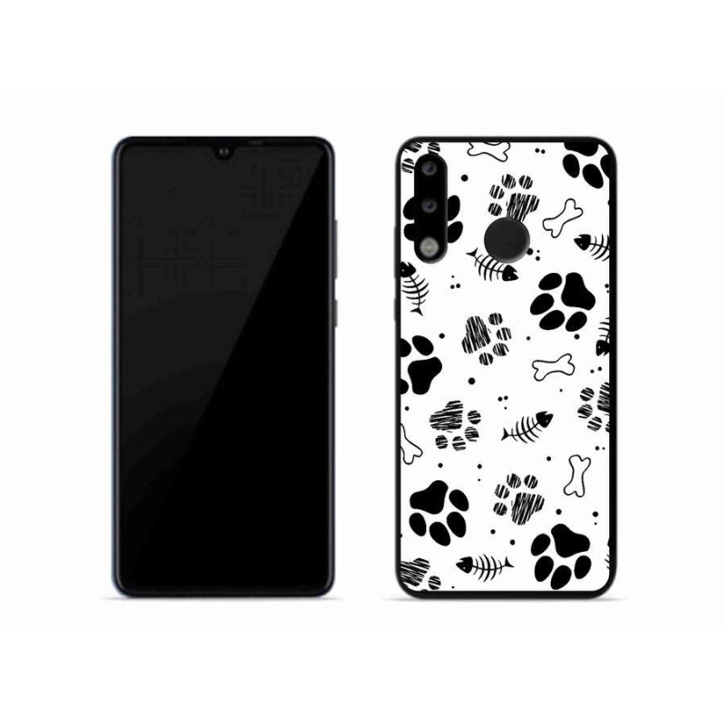 Gél borítás mmCase mobil Huawei P30 Lite - kutyamancsok 1