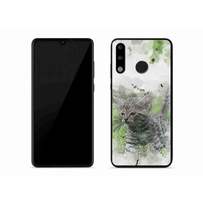 Gél borítás mmCase mobil Huawei P30 Lite - aranyos cica 1