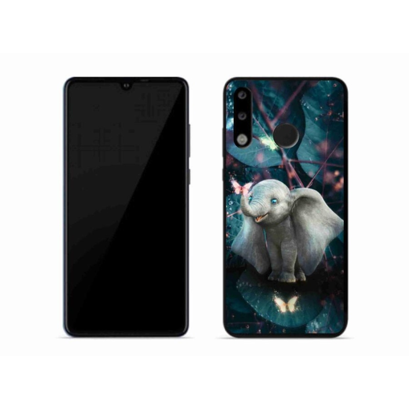 Gél borító mmCase a mobil Huawei P30 Lite készülékhez - aranyos elefánt