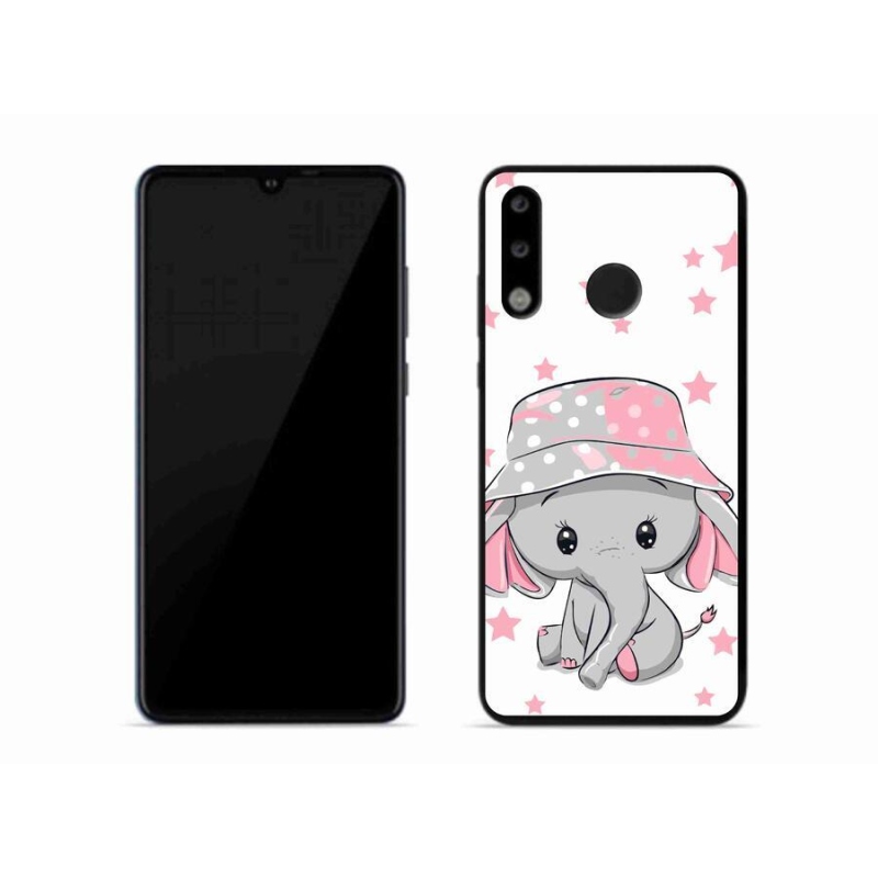 Gél borítás mmCase a Huawei P30 Lite készülékhez - rózsaszín elefánt