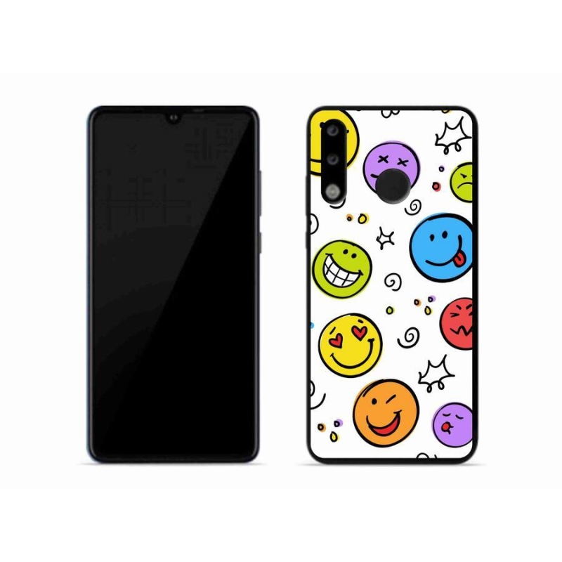 Gél borító mmCase a Huawei P30 Lite készülékhez - smiley-k