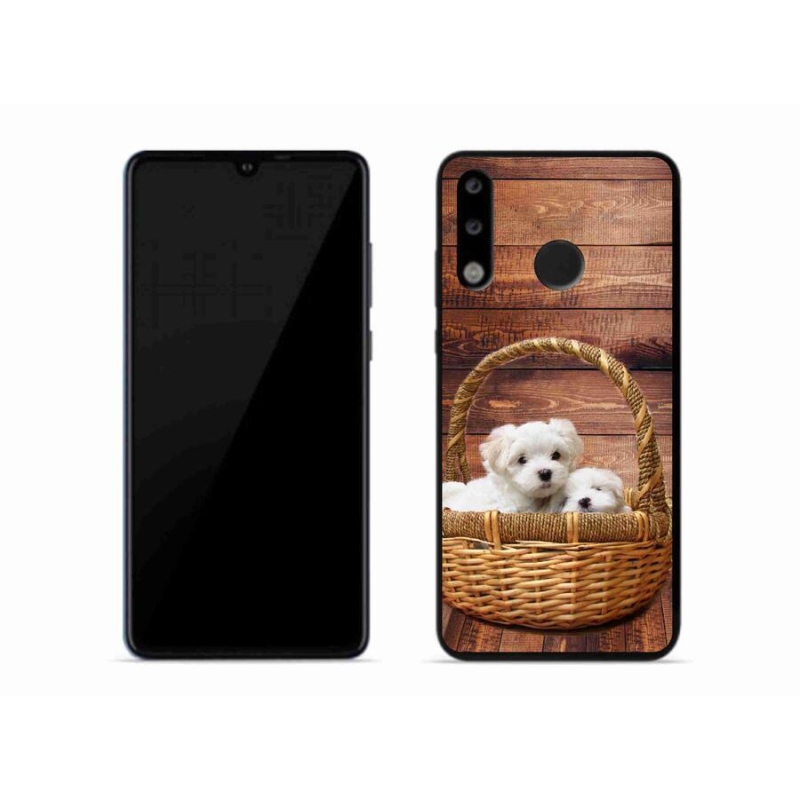 Gél borítás mmCase a Huawei P30 Lite készülékhez - kölyökkutyák