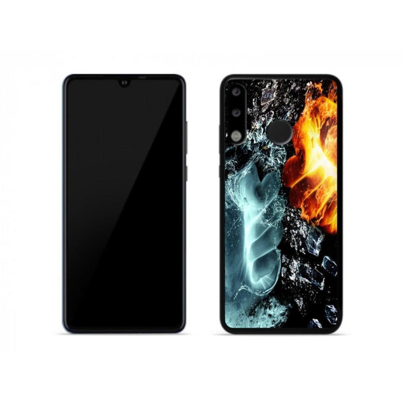 Gél borítás mmCase a Huawei P30 Lite számára - víz és tűz