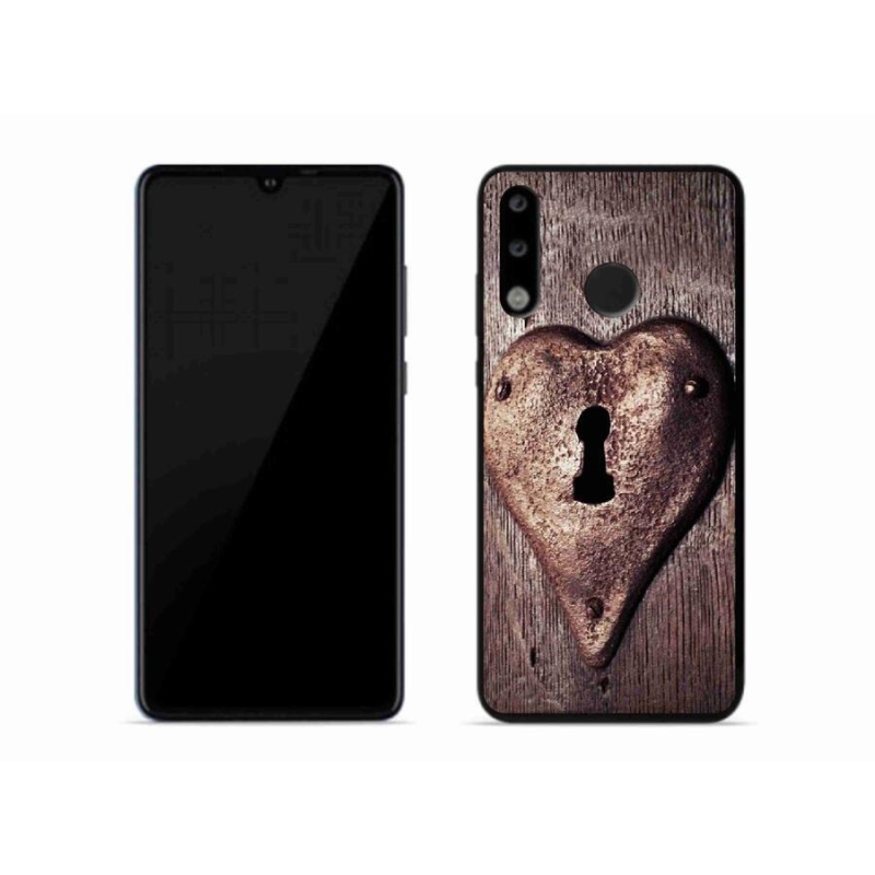 Gél borító mmCase a Huawei P30 Lite készülékhez - szív alakú zár