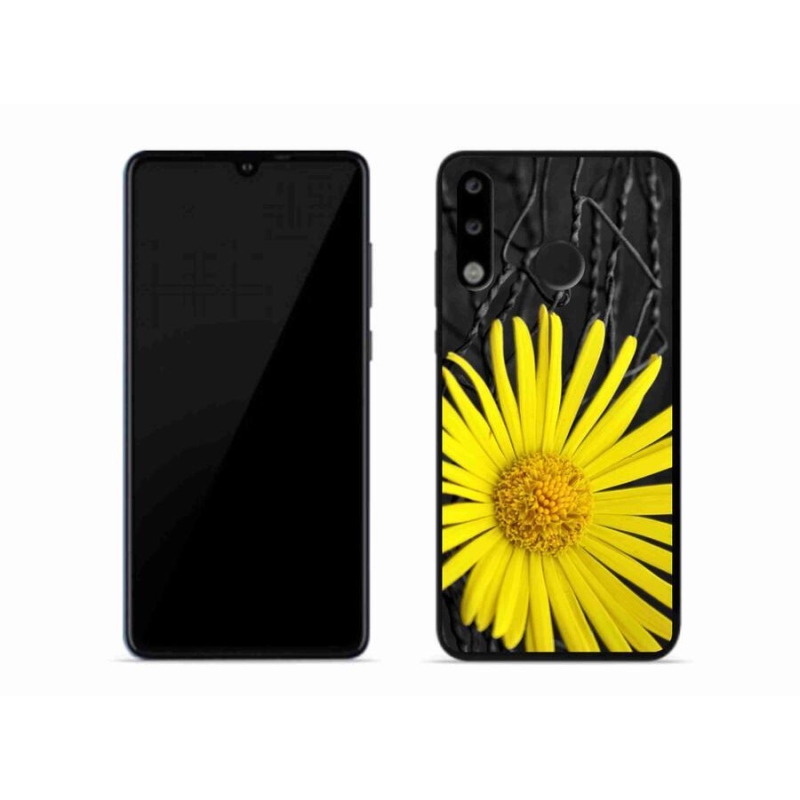Gél borítás mmCase a Huawei P30 Lite készülékhez - sárga virág