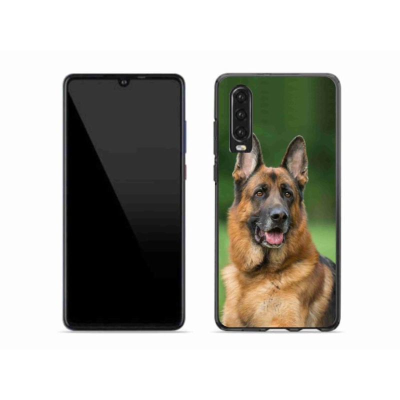 Gél borítás mmCase a Huawei P30-hoz - Német juhászkutya