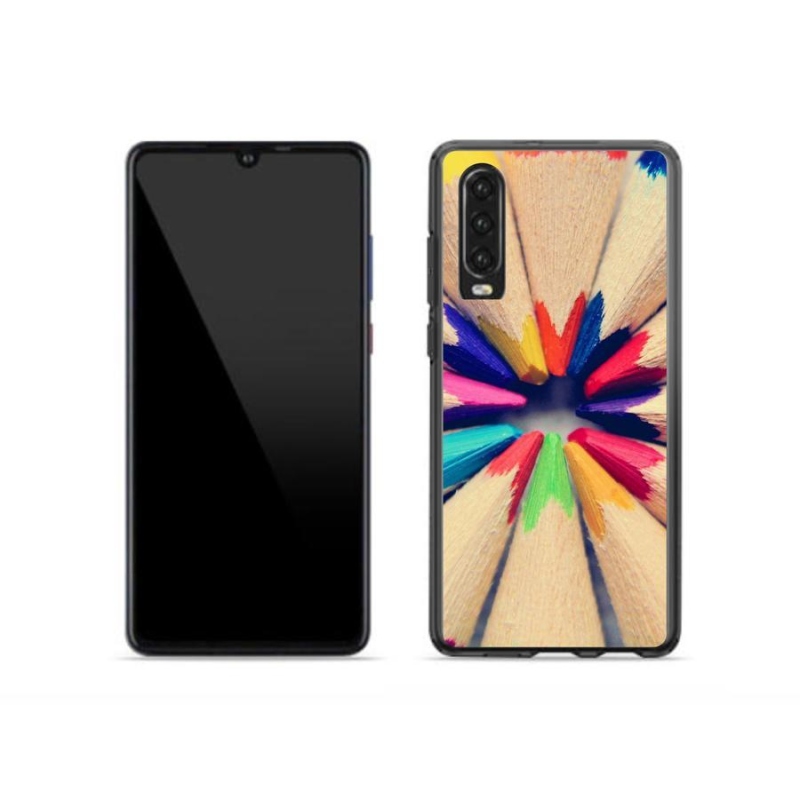 Gél borító mmCase a Huawei P30 készülékhez - zsírkréták