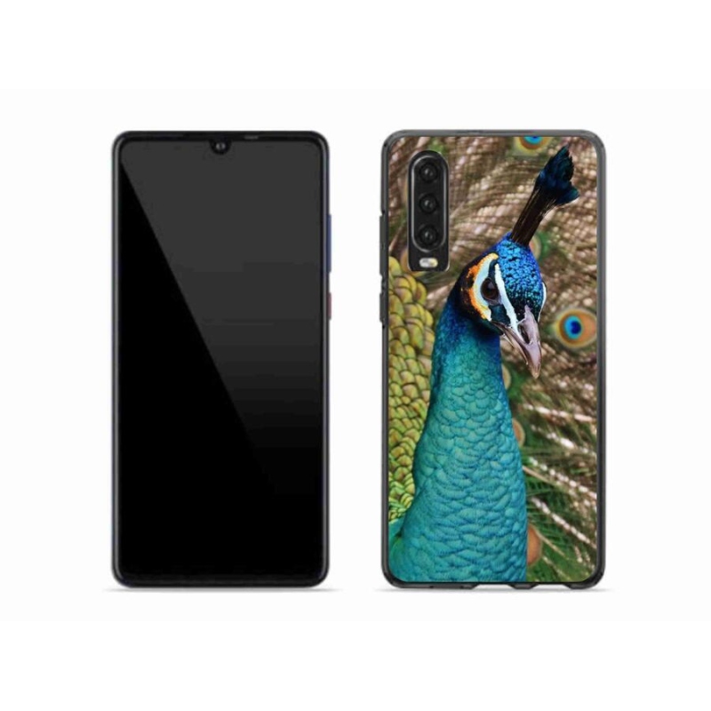 Gél védőhuzat mmCase mobiltelefonhoz Huawei P30 - páva