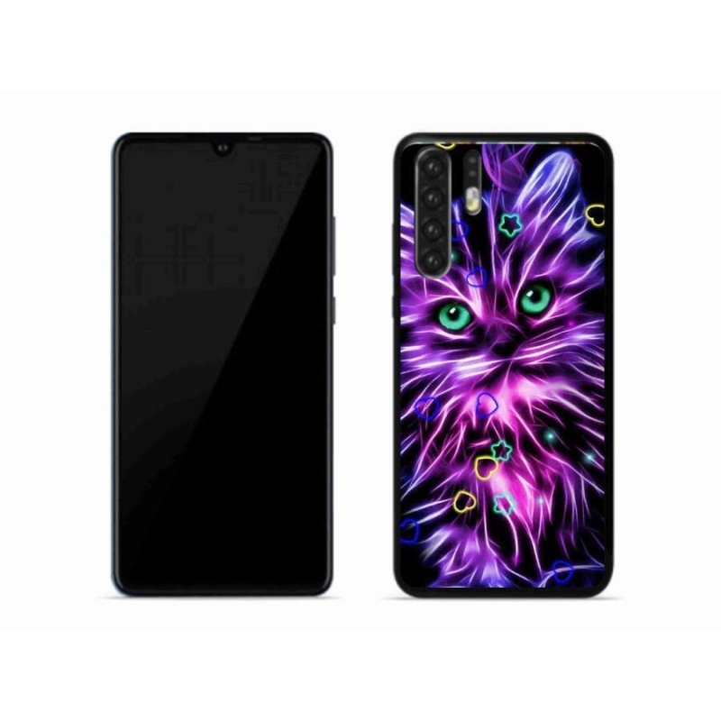 Gél borítás mmCase a Huawei P30 Pro készülékhez - absztrakt macska