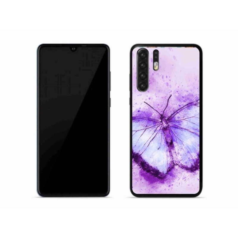 Gél borítás mmCase a Huawei P30 Pro készülékhez - lila pillangó