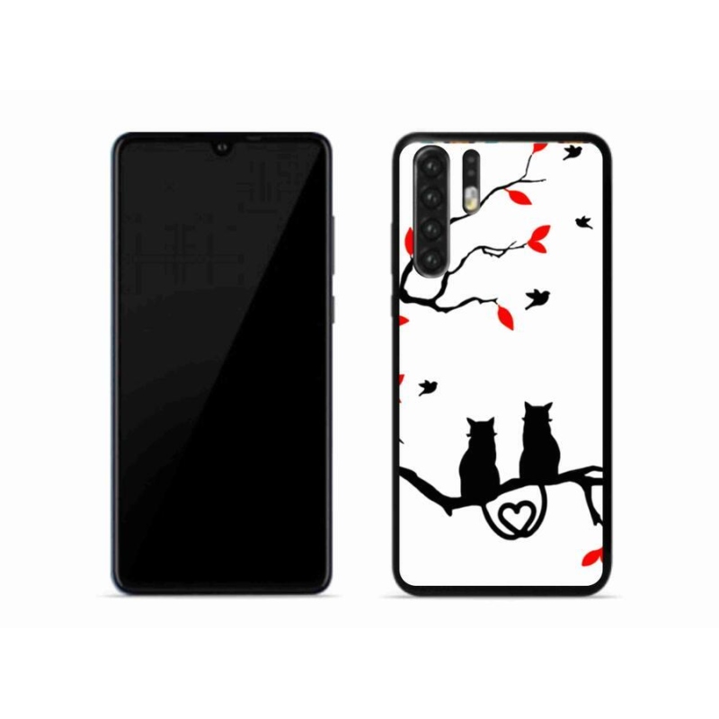 Gél borítás mmCase a Huawei P30 Pro készülékhez - macska szeretet
