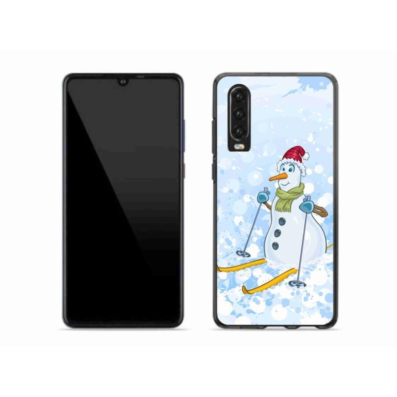 Gél borítás mmCase a Huawei P30 készülékhez - hóember