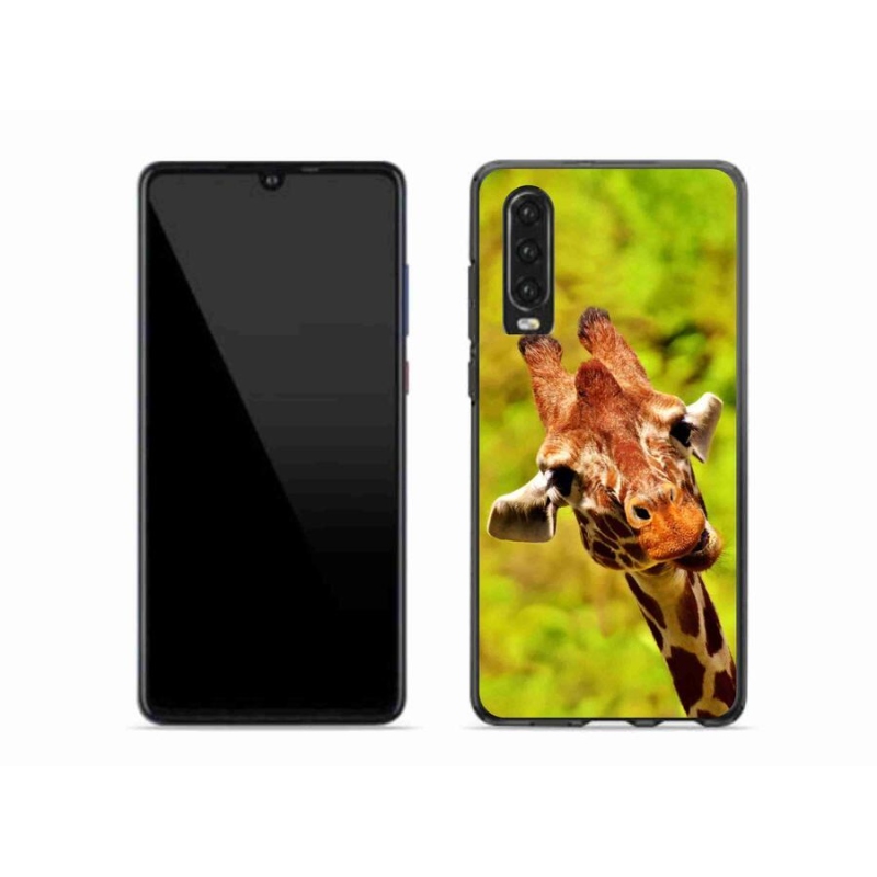 Zselés borítás mmCase a Huawei P30-hoz - zsiráf