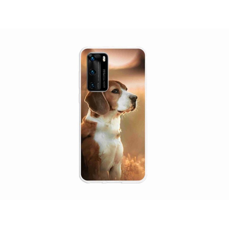 Gél borítás mmCase a Huawei P40 készülékhez - bézs színű
