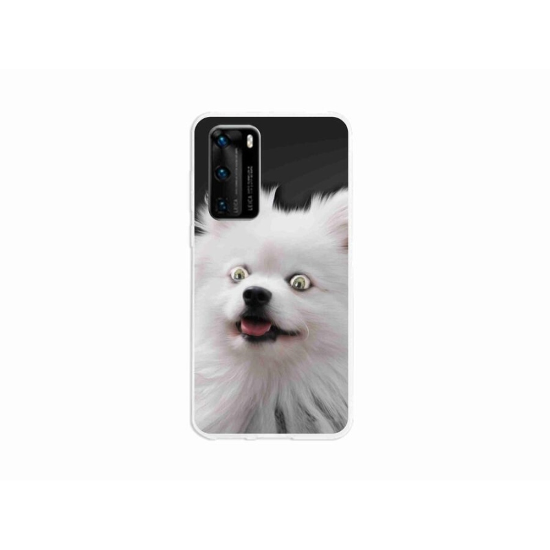 Gél borítás mmCase a Huawei P40 készülékhez - fehér tüske