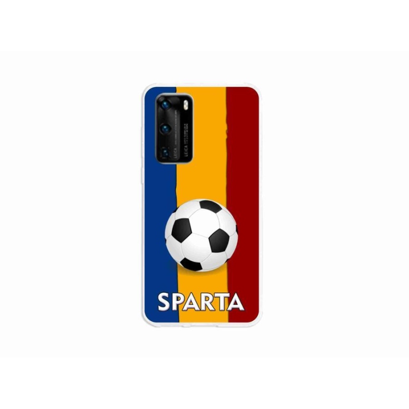 Gél borító mmCase mobil Huawei P40 - futball 1