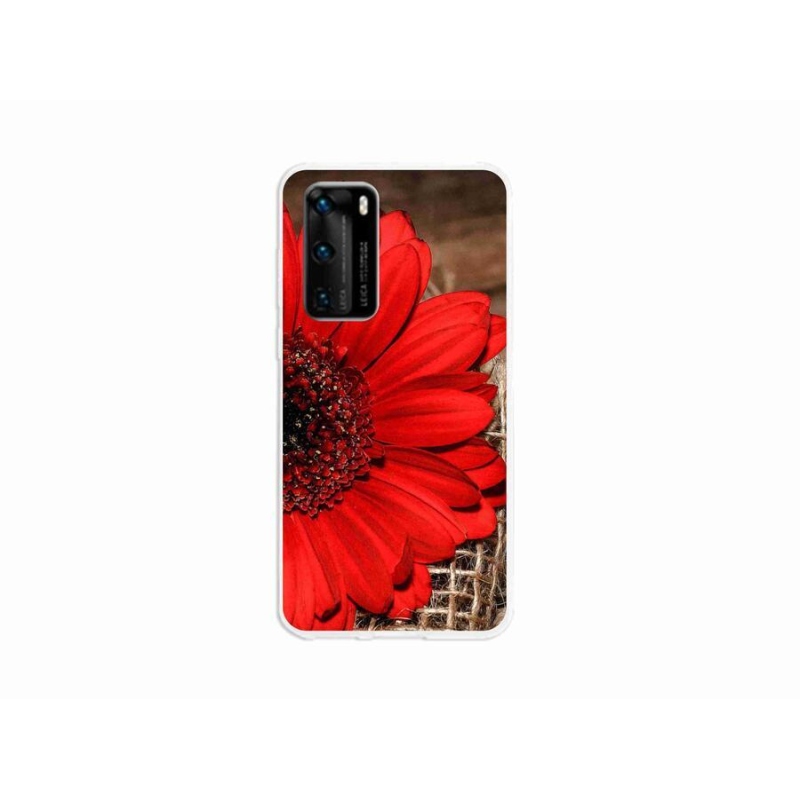 Gél borítás mmCase mobil Huawei P40 - gerbera