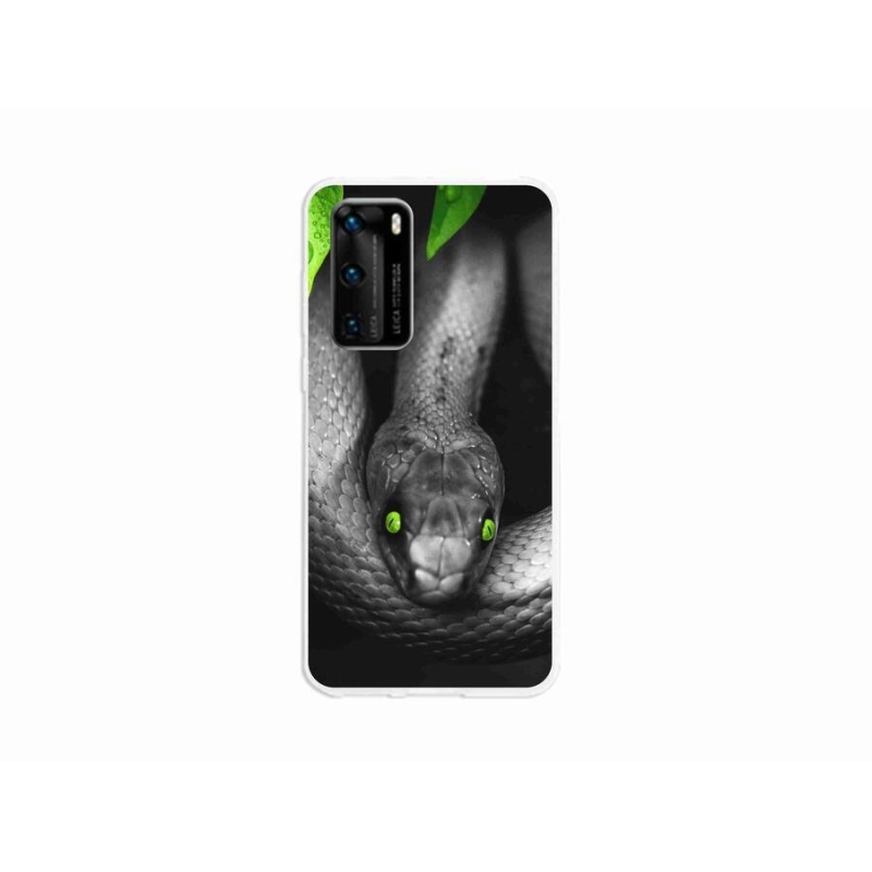 Zselés borítás mmCase a Huawei P40-hez - kígyó