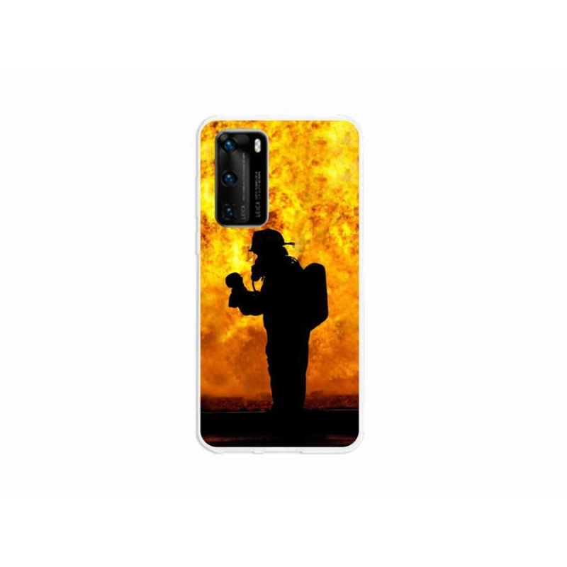 Gél borítás mmCase a Huawei P40 készülékhez - tűzoltó