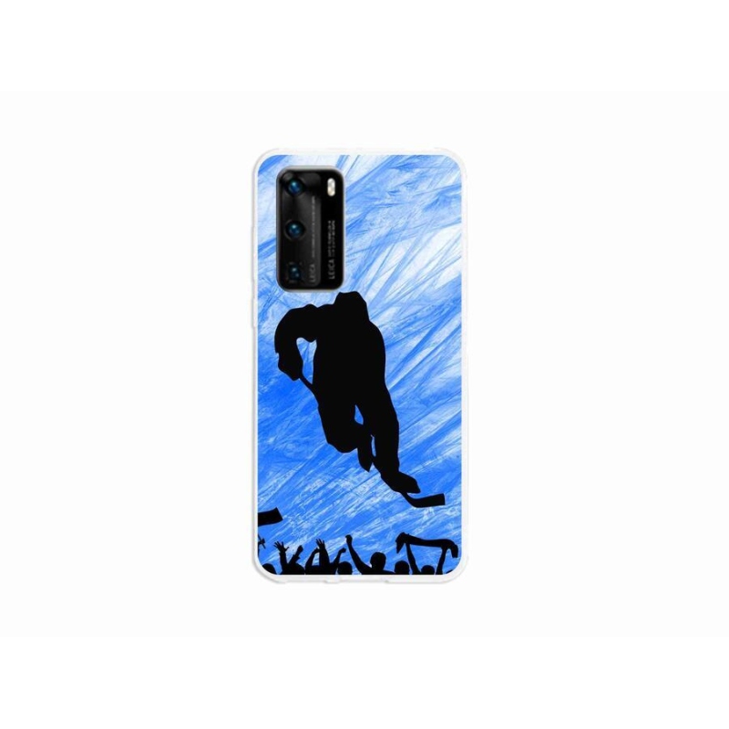 Gél borítás mmCase mobil Huawei P40 - hokis játékoshoz