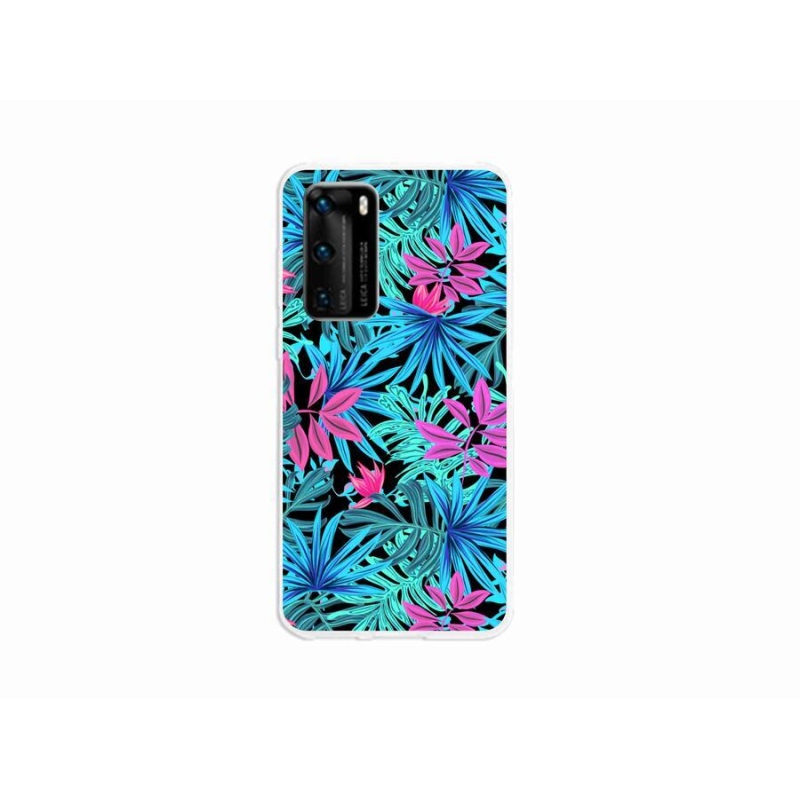 Gél borító mmCase a mobil Huawei P40 - virágok 3