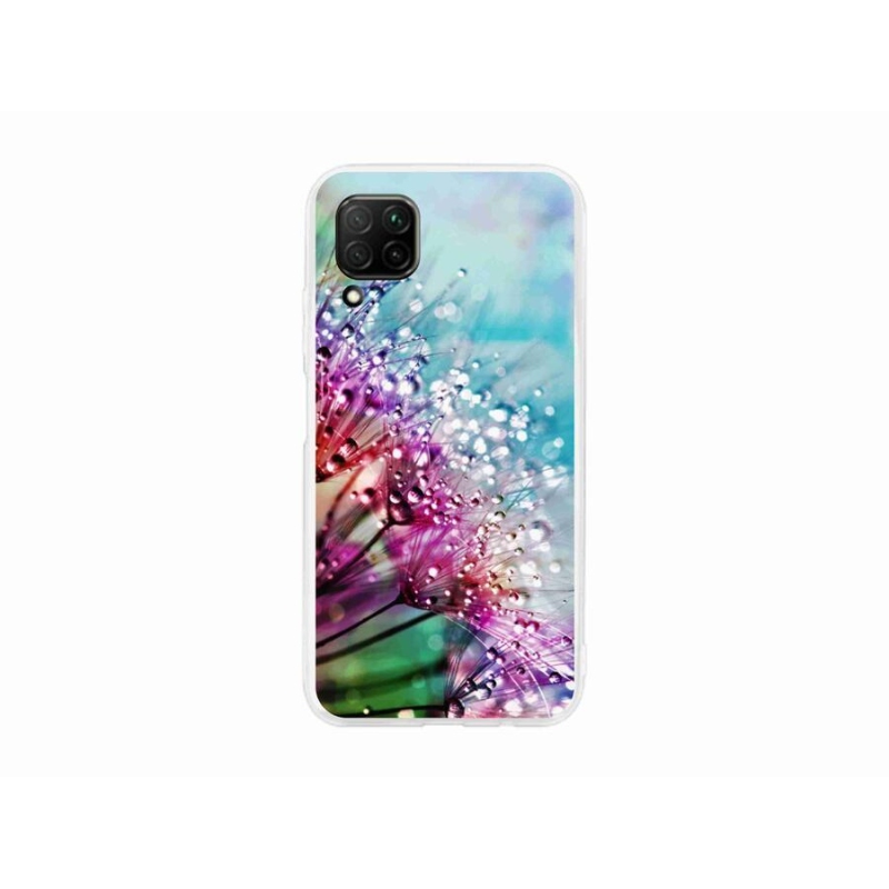 Gél borító mmCase mobiltelefonhoz Huawei P40 Lite - színes virágok