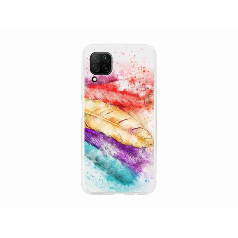 Gél borító mmCase mobil Huawei P40 Lite - színes toll