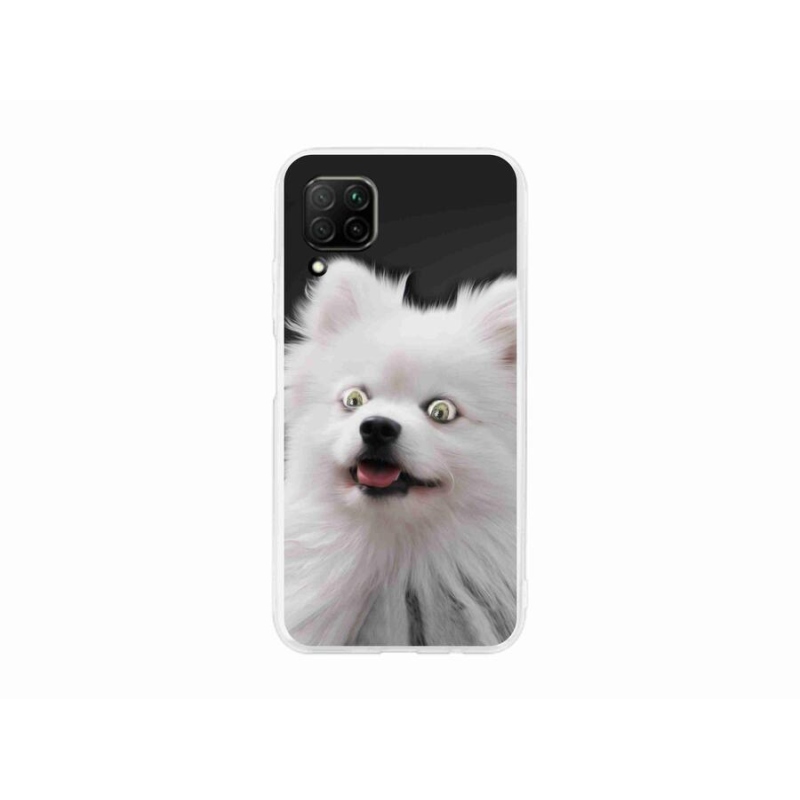 Gél borítás mmCase a Huawei P40 Lite készülékhez - fehér tüske