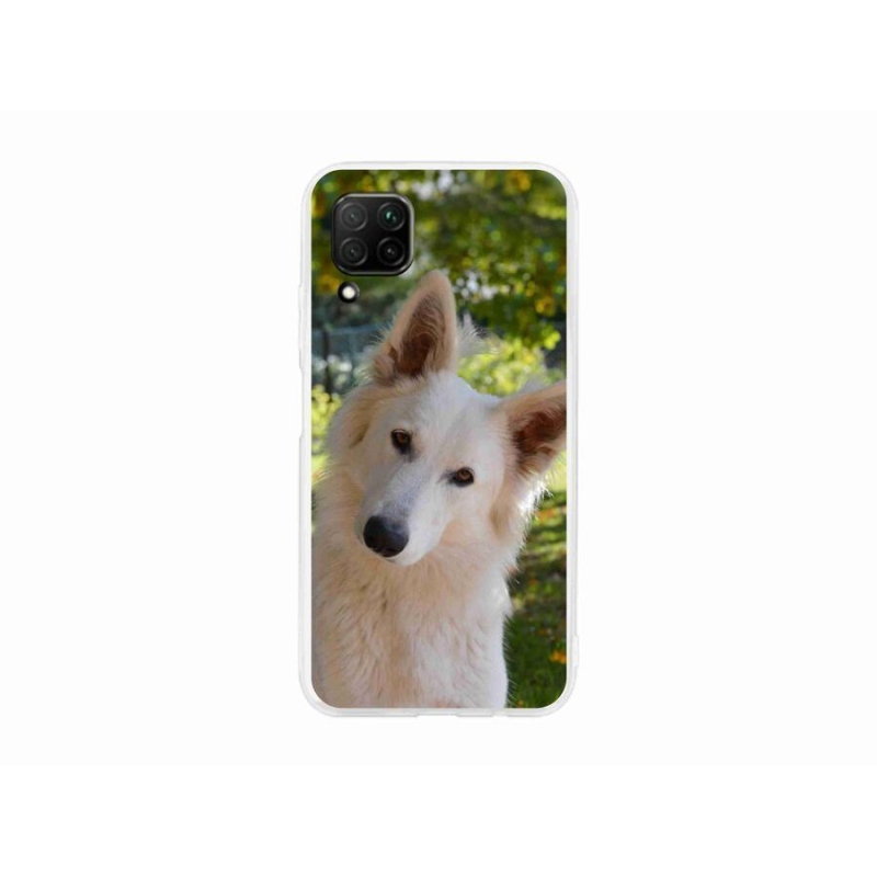 Gél borítás mmCase a Huawei P40 Lite készülékhez - fehér Swiss Shepherd 1